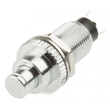 Push Button Switch, 10.2mm, NO/NC, Panel Mount, On-(On)