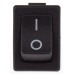 Black SPST Rocker Switch, On-Off, 10 A @ 250 V ac +65°C -20°C