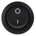 Black DPST Rocker Switch, On-Off, 6 A @ 250 V ac 20.2mm
