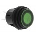 Push Button Switch, IP65, 20.2mm, DPST, Panel Mount, Maintained On-Off , Illuminated, LED Green, (Blank)
