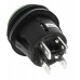 Push Button Switch, IP65, 20.2mm, DPST, Panel Mount, Maintained On-Off , Illuminated, LED Green, (Blank)