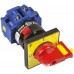3 Pole Front Panel Mount Non-Fused Switch Disconnector, 20 A, 5.5 kW, IP65