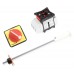 3 Pole Door Mount Non-Fused Switch Disconnector, 25 A, 15 kW, IP20, IP65